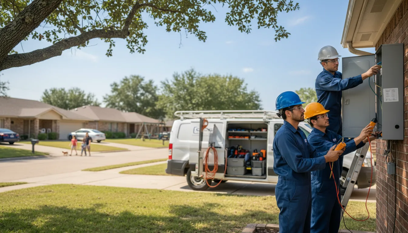 Certified electrician providing emergency electrical services in Greenback, TN